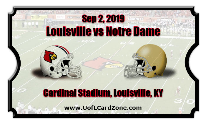 Louisville Cardinals vs Notre Dame Fighting Irish Football Tickets | 09/02/19
