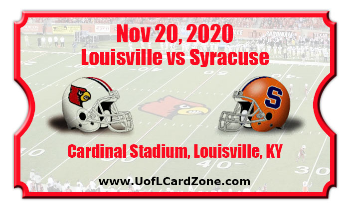 Louisville Cardinals vs Syracuse Orange Football Tickets | 10/03/20